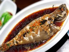 蒜茸豉香格陵兰蝶鱼-童福兴·南京菜(老门东店)