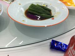 凉拌秋葵-金月楼清真无酒餐厅