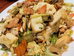 泡菜炒里脊肉-土菜水饺村(宁夏路店)