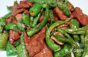 Green Pepper Beef Stir-fry