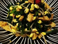 菠菜豆芽拌面筋-汉唐宴长安食府