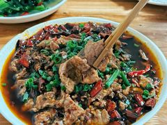 水煮牛肉片-九九牛肉馆(南山路店)