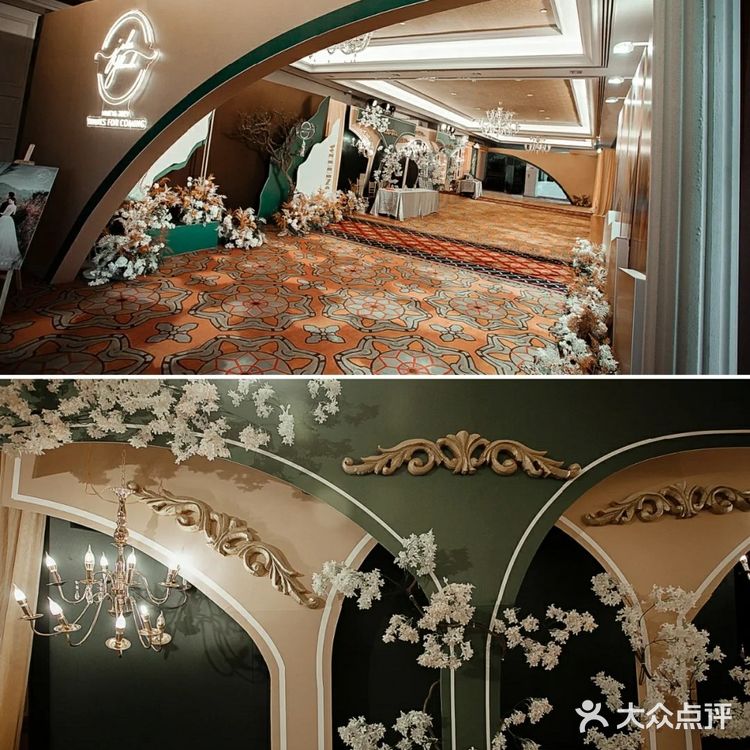 梦幻系香槟加蓝简欧式婚礼｜南昌婚礼策划