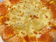 金奖芝士蛋黄卷边榴莲多多披萨-必胜客(海滨店)