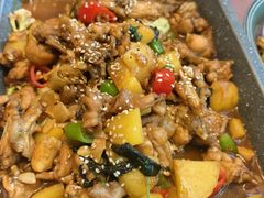 双椒紫苏牛蛙-意卡菲·欢乐聚会餐厅(华侨店)