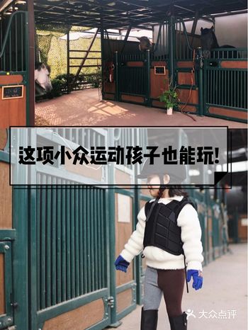 这项小众运动孩子也能玩——马术