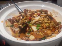 油渣炒高山娃娃菜-老阿爸鲜鱼土菜(独墅湖店)