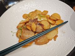 咸肉炒茨菇-苏淮景·苏闽融创菜·海鲜(原空港井河轩店)