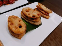 椒盐藕盒-枣子树·素食餐厅(朱家尖店)