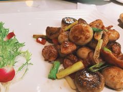 香煎口蘑脆爽肉-周三的情书花园餐厅(江北店)