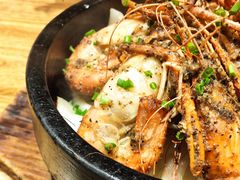 石锅黑椒虾-阿吾罗日本料理(K11艺术中心店)