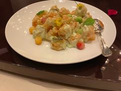 芥末水果大虾球-丽思卡尔顿酒店-天泰轩中餐厅(大沽北路店)