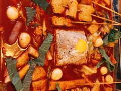 鱼饼火山炒年糕-包装马车·韩国料理·포장마차