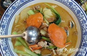 Small Green Crab and Potato Soup