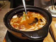 番茄汤牛肉剪刀面-九毛九西北菜(番禺万达店)