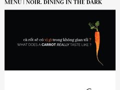 -Noir. Dining in the Dark