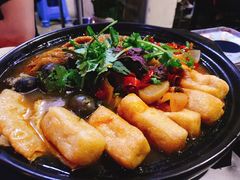 田螺鸭脚煲-老表记广西宵夜螺蛳鸭脚煲(西大店)