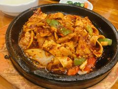 铁板牛筋皮-全州拌饭馆(断桥店)
