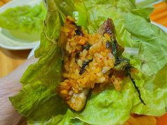 五花肉蔬菜拌饭-山海珍味韩国料理(奥城店)