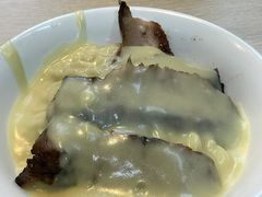 猪颈肉芝士捞公仔面-新记餐厅(香槟大厦店)