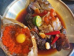 -草家酱蟹炭火烤肉店(珲春南路二店)