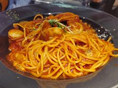 海鲜番茄意面-机器人火炉披萨