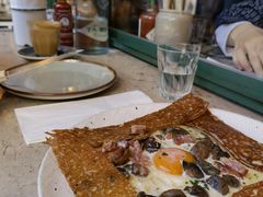 鸡蛋蘑菇熏肉荞麦可丽饼-RAC BAR(安福路店)