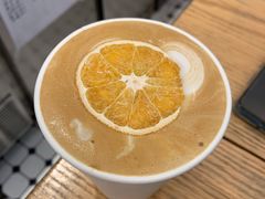 厚乳小柑橘拿铁-AllorNothing横竖横咖啡(天虹店)