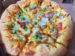 泰式绿咖喱鸡肉披萨-达美乐比萨(慧忠路店)
