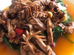 肝腰合炒-豆腐脑花