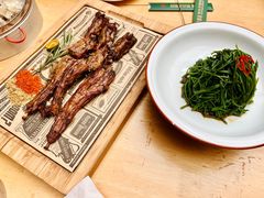 石头烤整根羊尾尖-蒙料·手把肉(望京店)