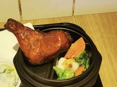 港式烧味脆皮大鸡腿饭-肯德基(青阳大润发店)