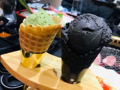 黑芝麻冰淇淋-神户赤童日式烤肉伙伴(东直门店)