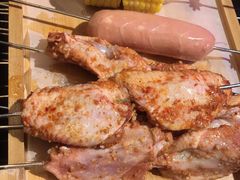 鸡中翅-黑门烤肉
