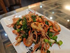 葱炒河虾-广迎居老正兴菜馆