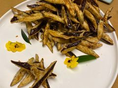 风味干烹紫茄条-观宴中餐厅
