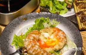 Fried Soft-Boiled Egg Potato Mash