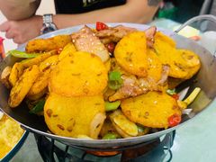干锅腊味土豆片-上庄晋风庄园(上庄店)