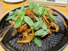 罗勒叶抄手切羊肉-小大董·烤鸭(五棵松店)