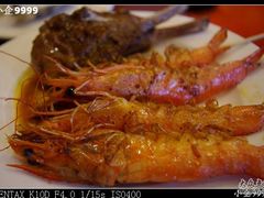 煎大虾和羊排-牡丹国际大酒店-港式茶餐厅