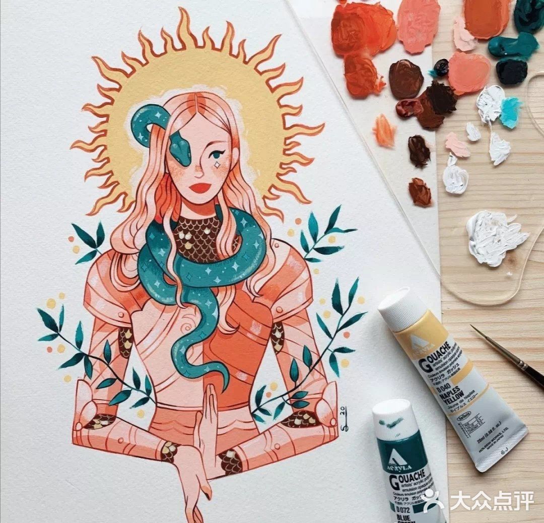 😍😍😍美得不要不要的手绘美女插画