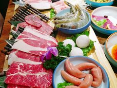 -明洞阿姨·韩式酱蟹烤肉·创意料理(三元桥店)