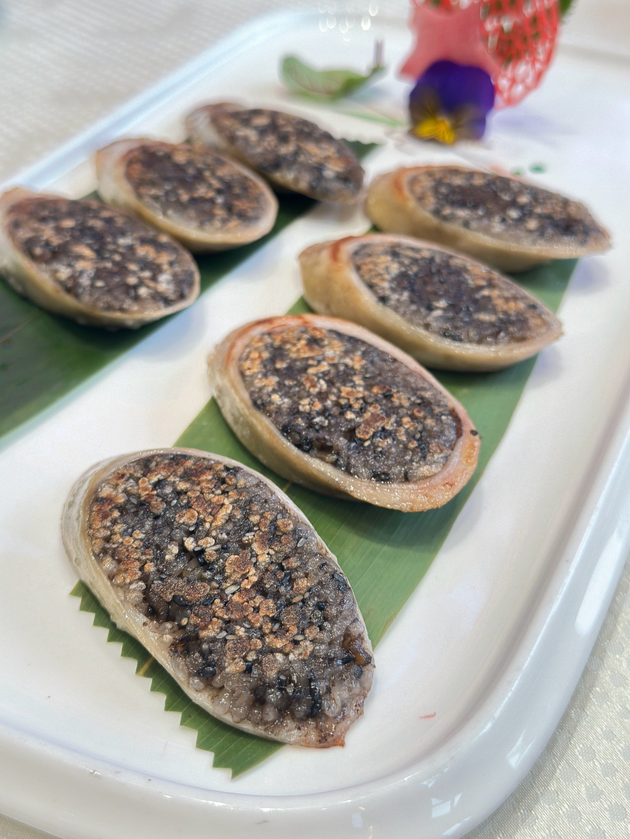 嘎嘎香黑糯米酿猪大肠神湾菠萝炒饭「孖