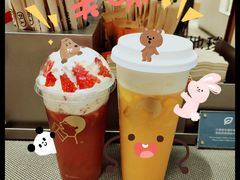 雪山莓莓桂花冻-喜茶(珠海华发商都店)