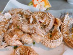 椒盐带膏皮皮虾-佬太公海鸭·海鲜大排档(上海总店)