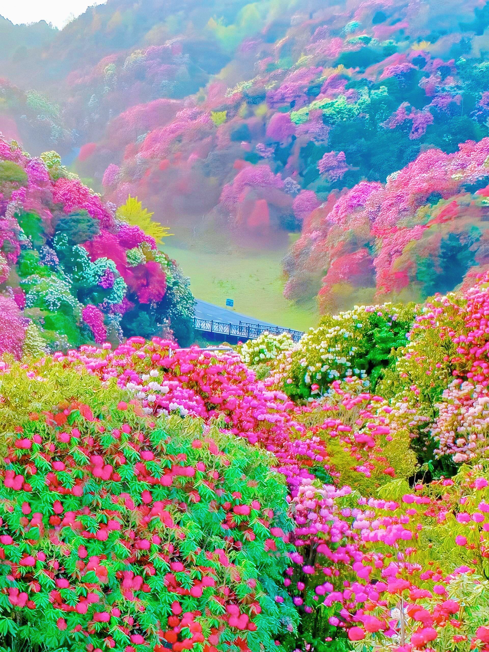 不藏了,在贵州毕节,花海