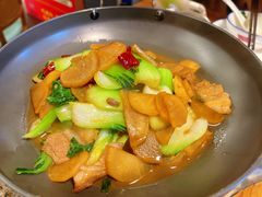 土萝卜炒肉-好灶头妈妈菜·千岛湖柴火鱼餐厅(桐庐店)