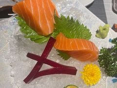 三文鱼刺身-森味薪火烧•烧鸟居酒屋•日本料理(望京店)