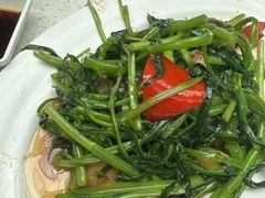 虾酱炒通心菜-肥仔文澳门猪骨煲(南京西路店)