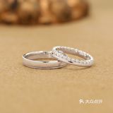 5K+就能搞定的大气时尚的情侣对戒，超心动der[加油][加油]